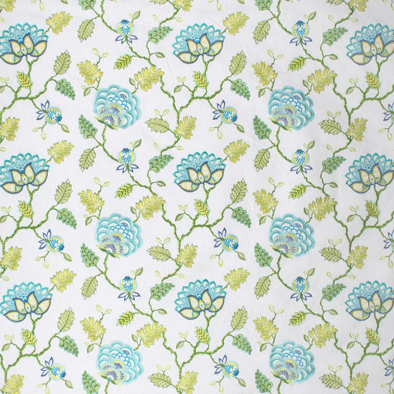 Order S1742 Isle Waters Green Floral Greenhouse Fabric