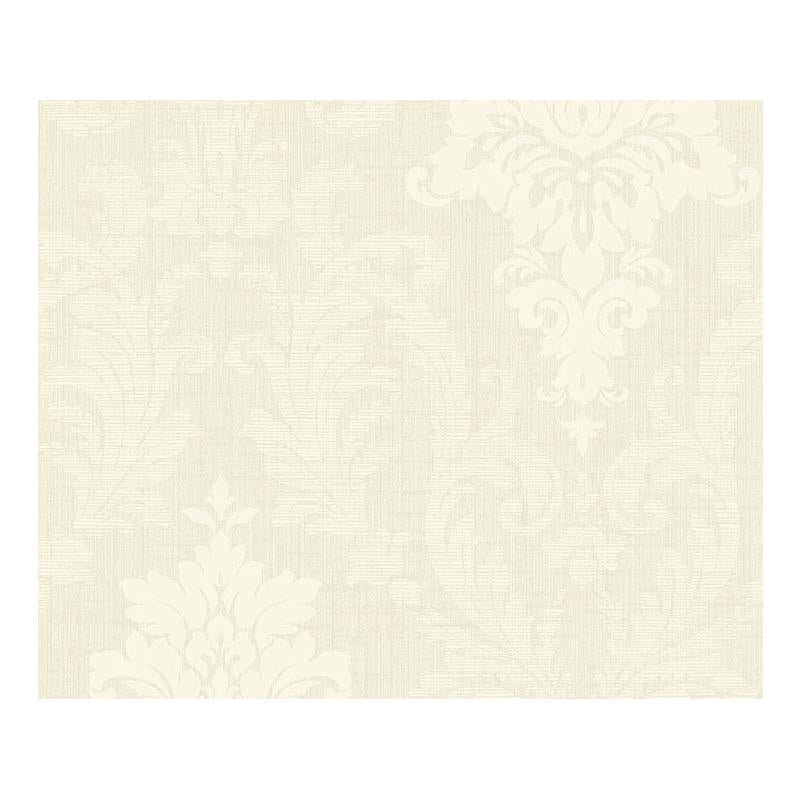 Sample Carl Robinson  CR30903, Kenley color Metallic  Damask Wallpaper