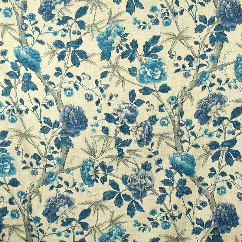 Buy S2697 Delft Floral Multipurpose Greenhouse Fabric