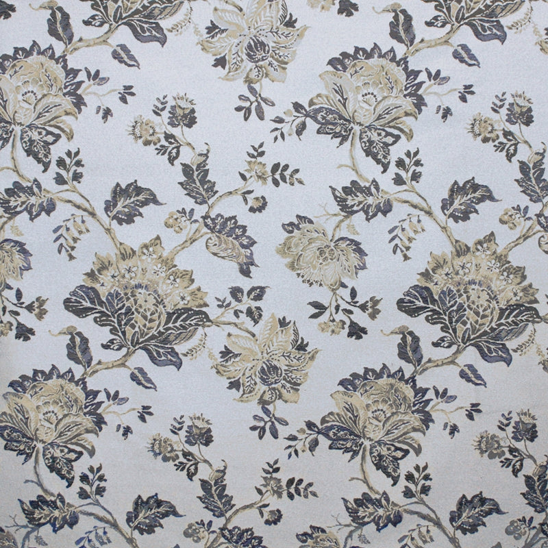 Search S4382 Vapor Gray Floral Greenhouse Fabric