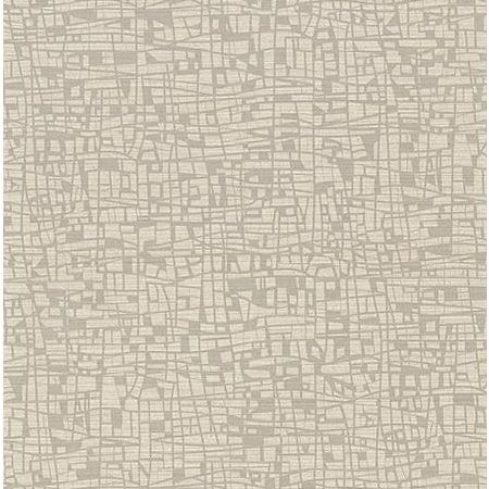Shop 2945-1112 Warner Textures X Tiffany Taupe Abstract Geometric Taupe by Warner Wallpaper