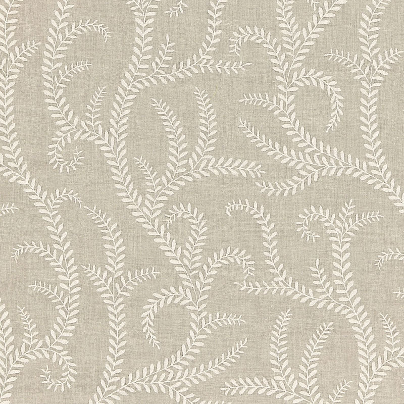 Purchase sample of 67761 Boboli Embroidery, Linen by Schumacher Fabric