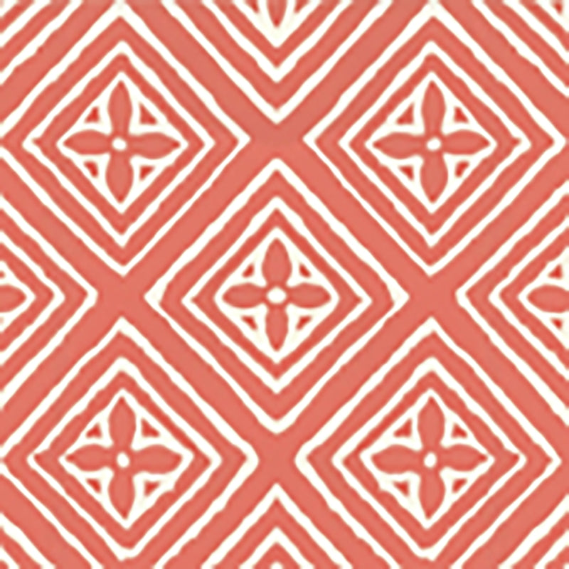 Sample 2490-08WP Fiorentina, New Shrimp on Tint by Quadrille Wallpaper