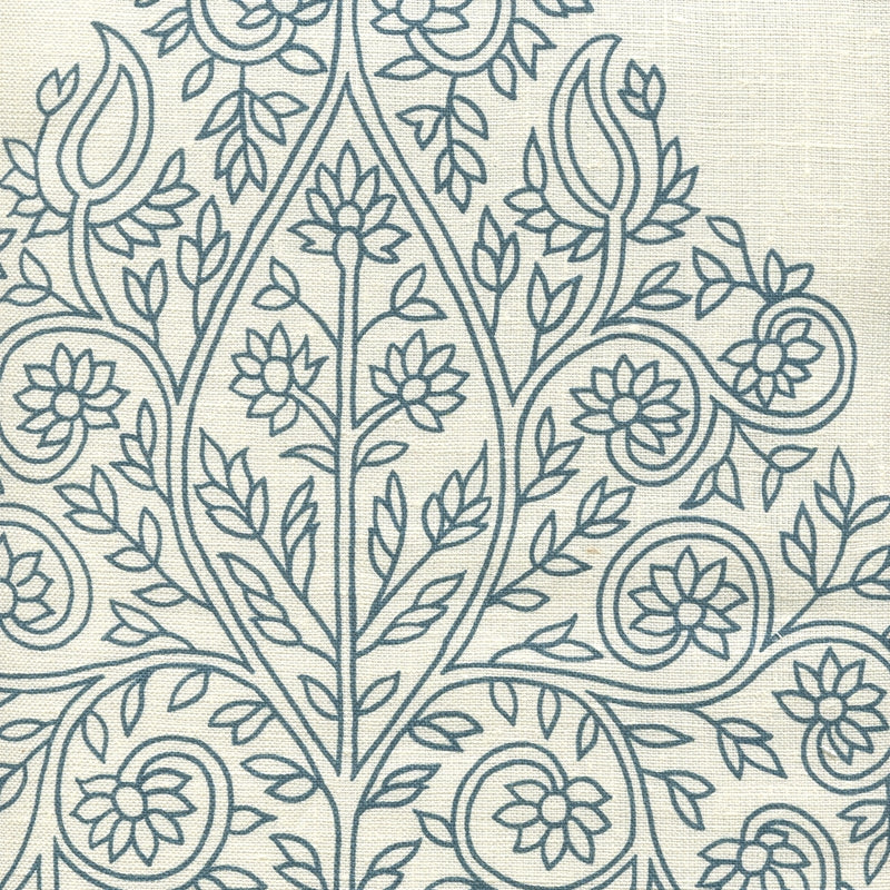 Buy HC1480P-03WP Taj Navy On Off White by Quadrille Wallpaper