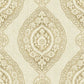 Sample RN70205 Jaipur 2 Oval Medallion Stripe Wallquest