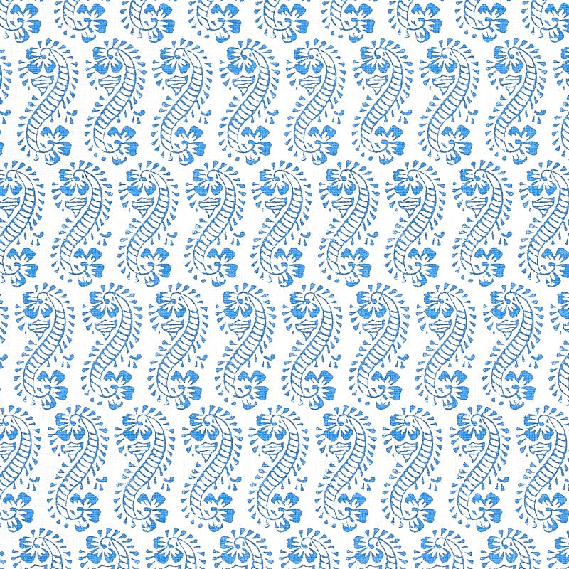Purchase sample of 179180 Lani, Blue by Schumacher Fabric