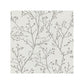 Sample 4019-86453 Lustre, Koura Silver Budding Branches by A-Street Prints Wallpaper