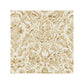 Sample 16598-001 Mansfield Damask Print, Ivory and Burnished Gold - Scalamandre Fabric (SC 000116598)