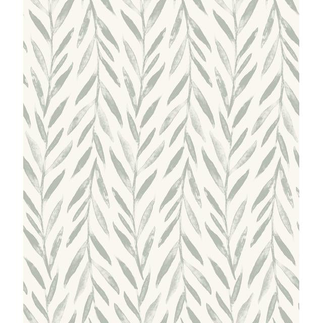 Save PSW1018RL Magnolia Home Vol. II Botanical Grey Peel and Stick Wallpaper