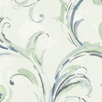 Find CB21904 Belle View Blue Floral by Carl Robinson Wallpaper