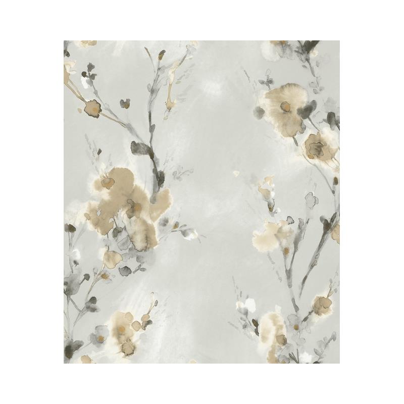 Sample PSW1101RL Simply Candice, Botanical Neutral Peel and Stick Wallpaper