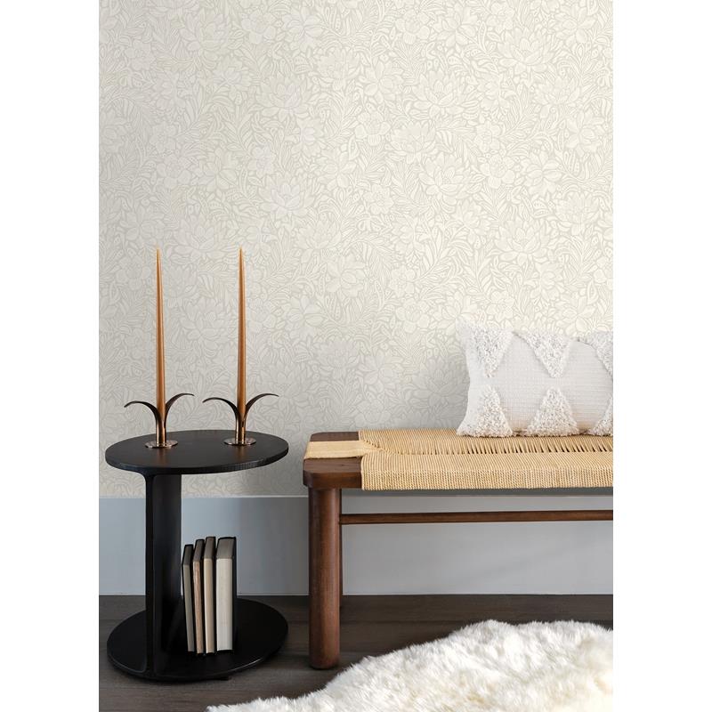 316020 Posy Zahara Light Grey Floral Wallpaper by Eijffinger,316020 Posy Zahara Light Grey Floral Wallpaper by Eijffinger2