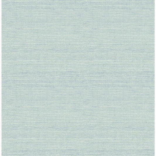 Save 3124-24282 Thoreau Agave Aqua Faux Grasscloth Wallpaper Aqua by Chesapeake Wallpaper