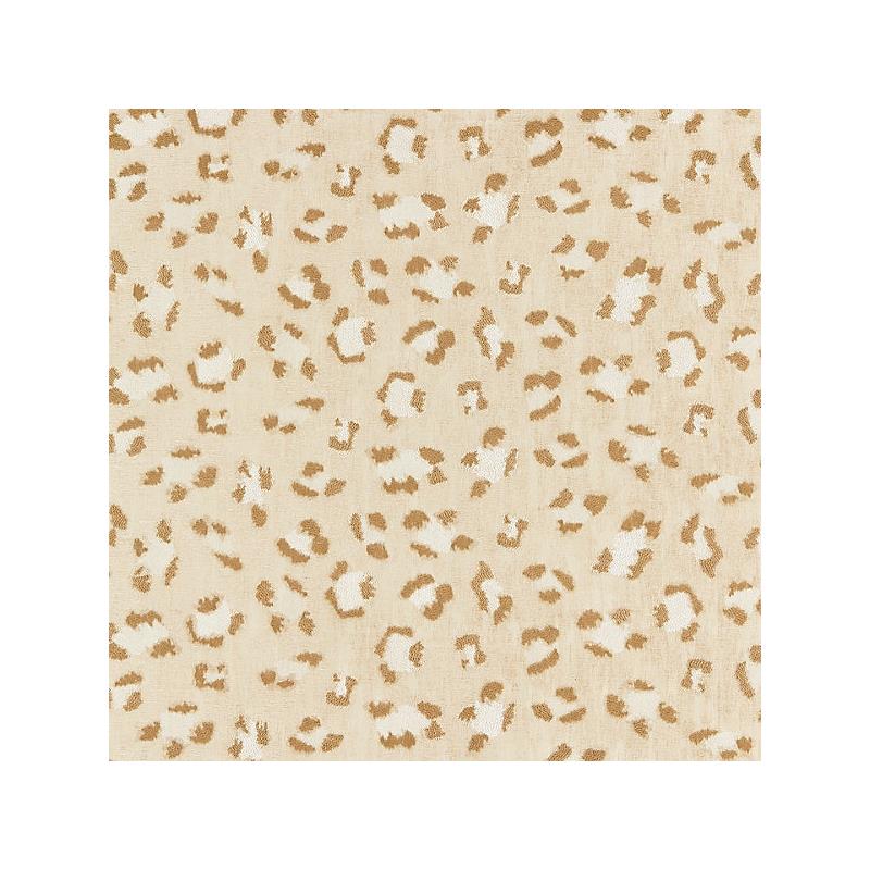 Order 27075-001 Broderie Leopard Camel On Cream by Scalamandre Fabric