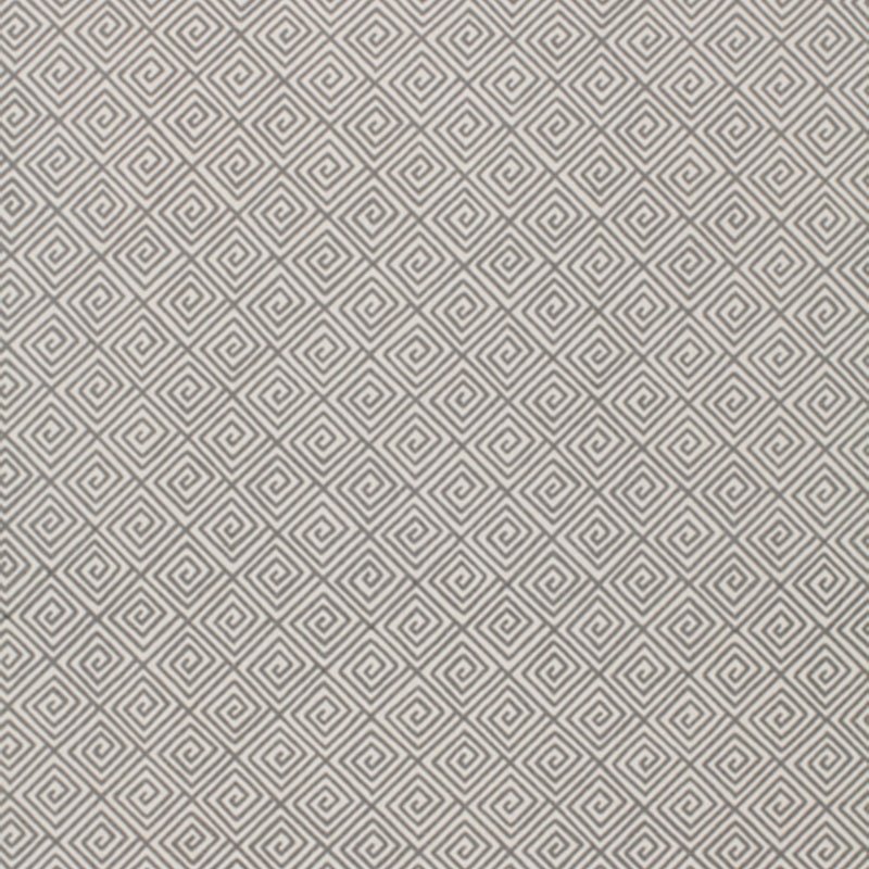 Purchase sample of 174501 Greek Key, Smoke by Schumacher Fabric