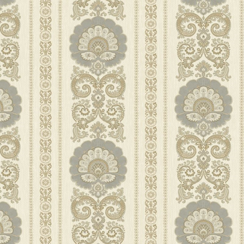 Find IM71508 Caspia Brilliance Striped by Wallquest Wallpaper