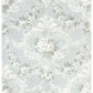 Select AST4066 Zio and Sons This Old Hudson Vintage Blue Rose Damask Blue A-Street Prints Wallpaper