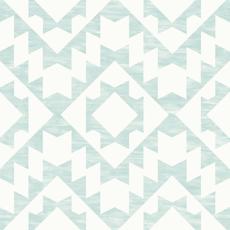 Find DD148674 Design Department Fantine Mint Geometric Wallpaper Mint Brewster