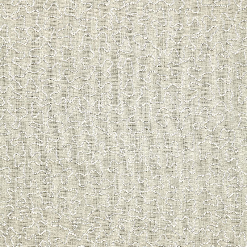 Shop 64673 Vermicelli Embroidery Pearl by Schumacher Fabric