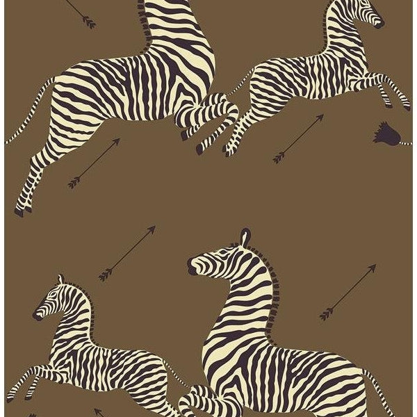 Search SCS3872 Scalamandre Safari Brown Zebra Safari Scalamandre Self Adhesive Wallpaper Safari Brown by NuWallpaper