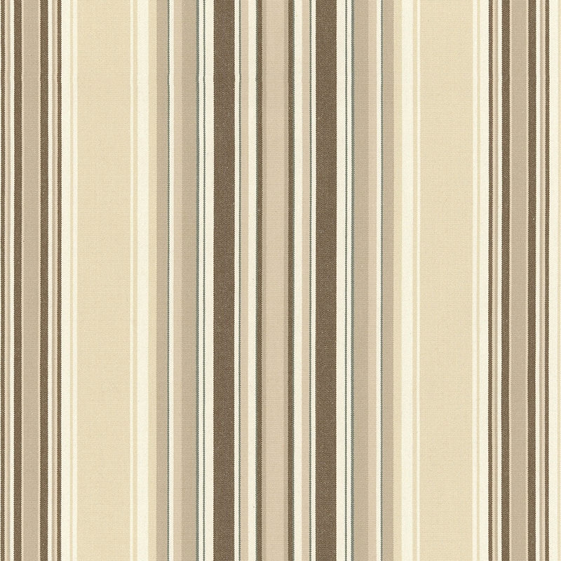 Purchase sample of 62373 Ridge Stripe, Sand by Schumacher Fabric