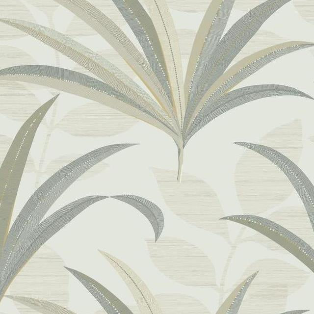 Purchase CA1551 Deco El Morocco Palm White Botanical by Antonina Vella Wallpaper
