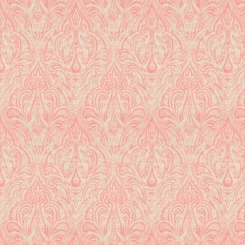 Sample ETCH-1 Etching, Flamingo Pink Stout Fabric