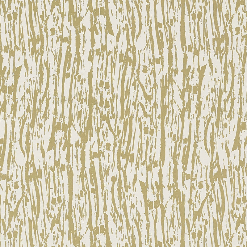 View 5007471 Tree Texture Pale Gold Schumacher Wallpaper