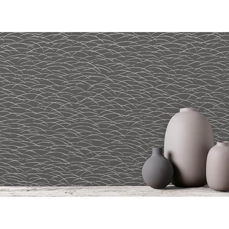 Order 2889-25245 Plain Simple Useful Hono Taupe Abstract Wave Taupe A-Street Prints Wallpaper