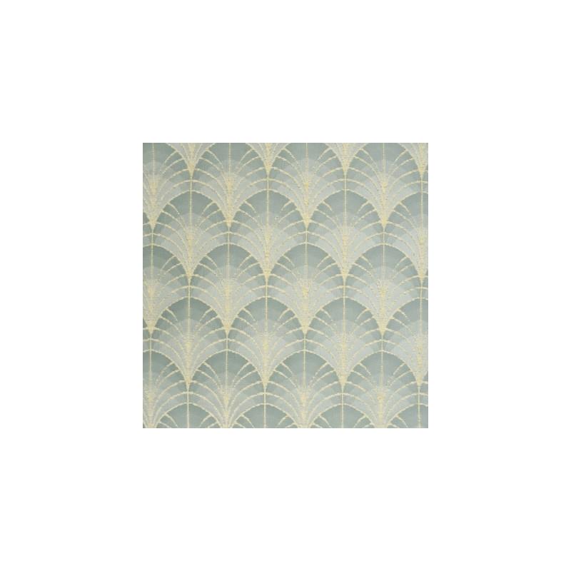 Select F3227 Ice Blue Geometric Greenhouse Fabric