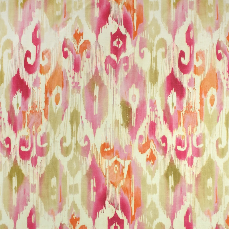 Order S2725 Pink Blush Ikat Multipurpose Greenhouse Fabric