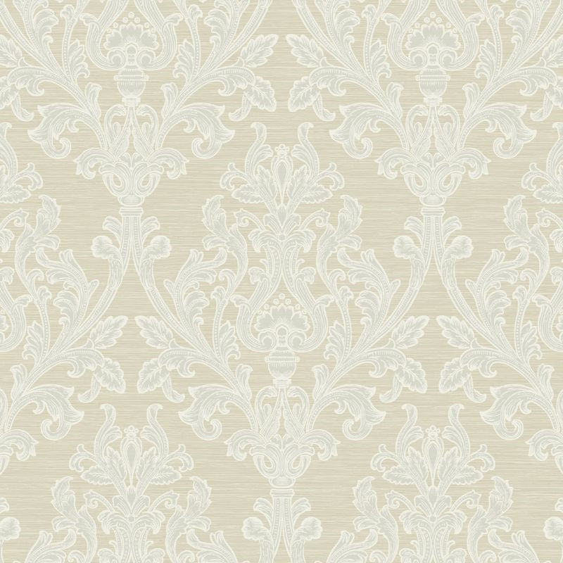Select ET40007 Elements 2 Ornate Damask by Wallquest Wallpaper