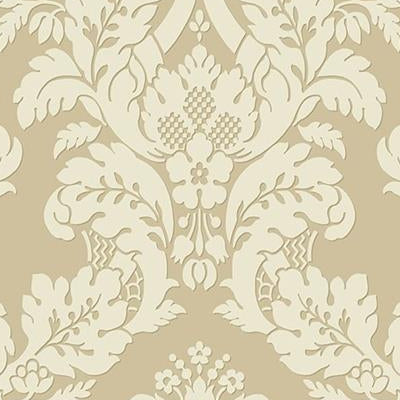 Acquire UK10483 Mica Off White Damask by Seabrook Wallpaper