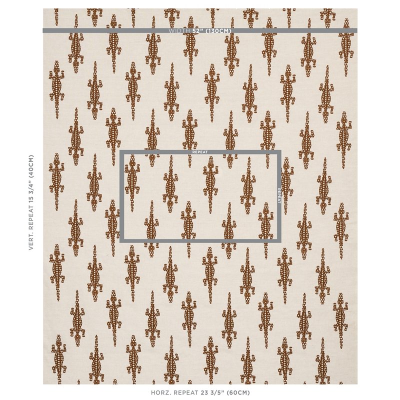 Find 80201 Baracoa Embroidery Brown By Schumacher Fabric