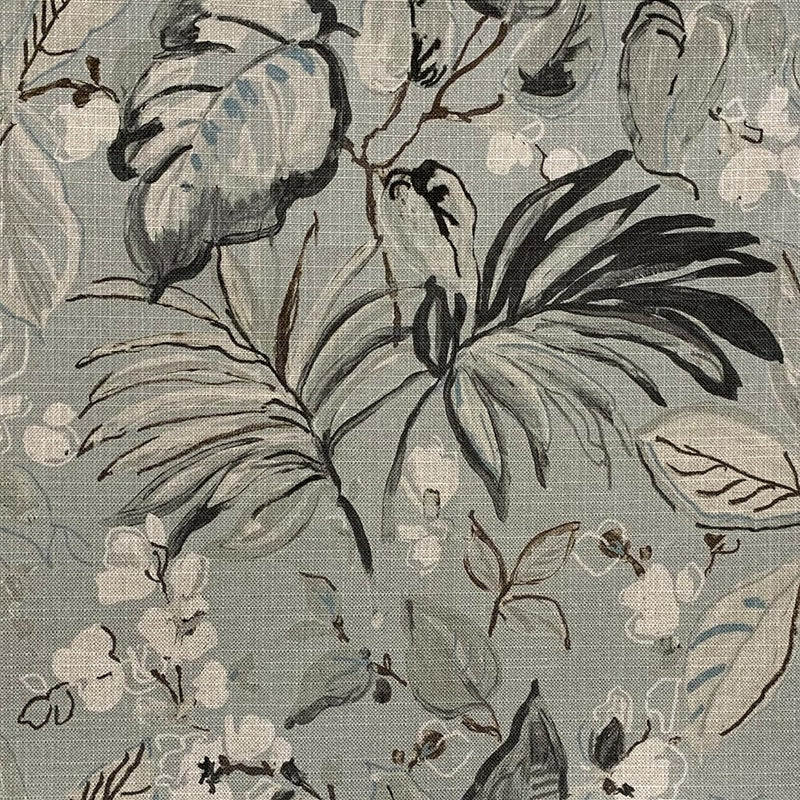 Sample 8807 IBUR LAGOON, Blue, Light Blue, Silver/Nickel by Magnolia Fabric