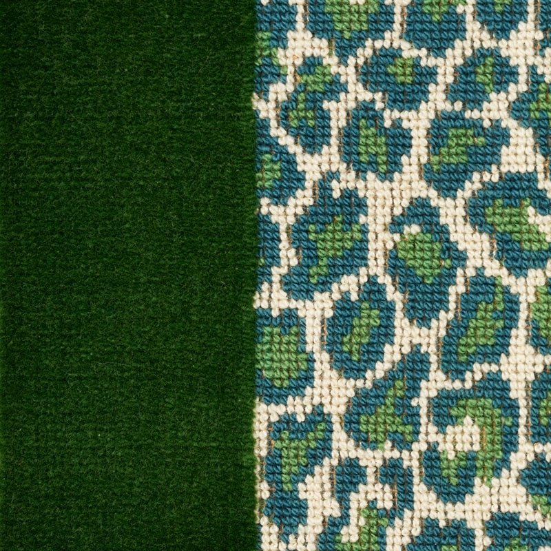 Search 77141 Guepard Stripe Velvet Emerald Schumacher Fabric