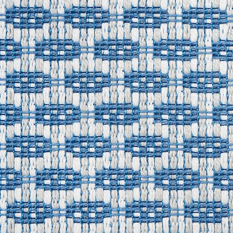 Purchase sample of 76651 Hickox, Blue by Schumacher Fabric