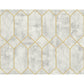 Sample LW51610 Living with Art, Geo Faux Silver Birch and Metallic Gold Seabrook Wallpaper