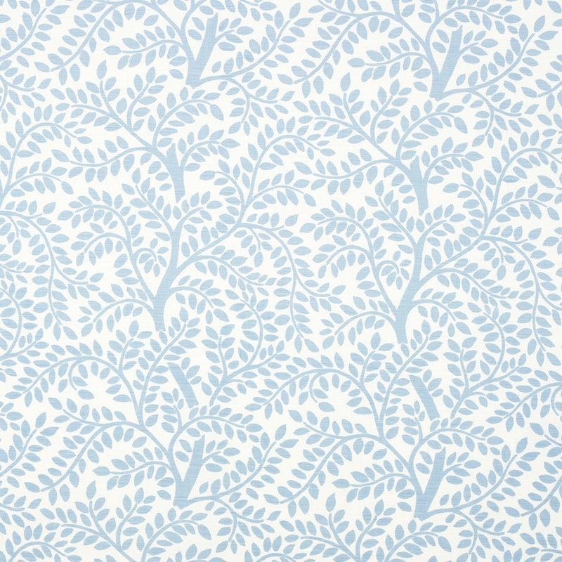 Purchase sample of 179503 Temple Garden Ii, Sky On Ivory by Schumacher Fabric