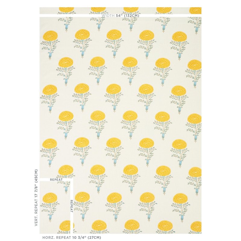Buy 179320 Marigold Yellow Schumacher Fabric