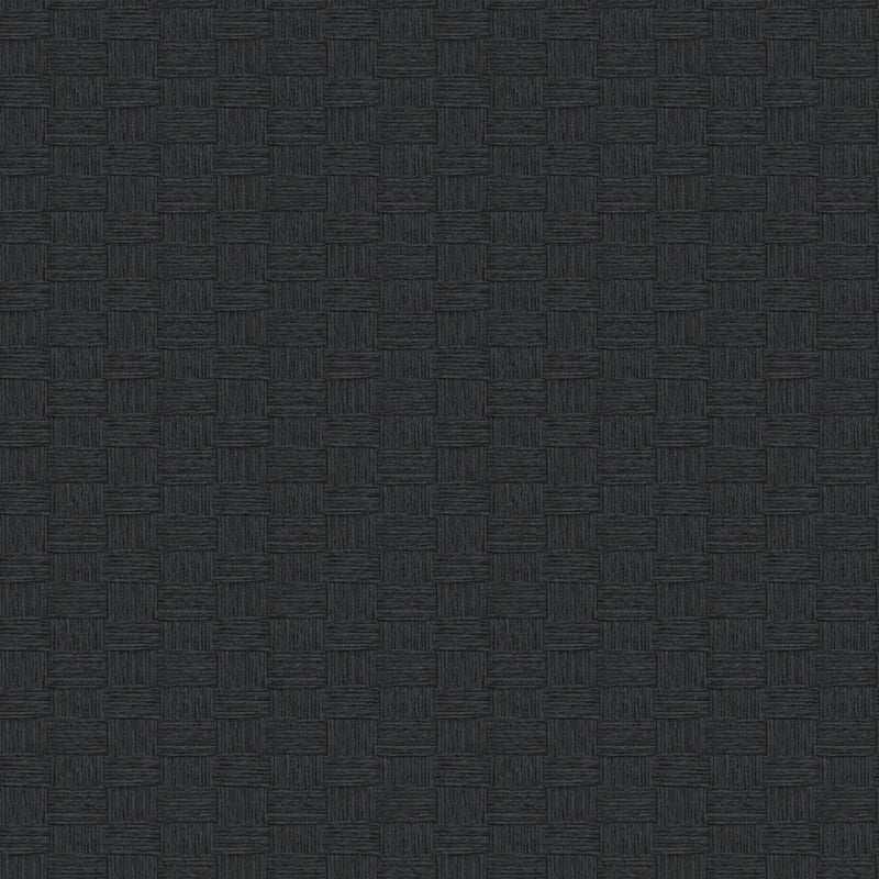 Sample TC70500 More Textures, Seagrass Weave Ebony Seabrook Wallpaper