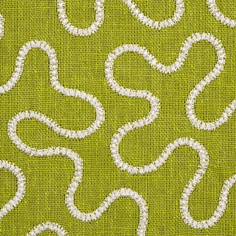 Purchase 67604 Meander Embroidery Leaf By Schumacher Fabric