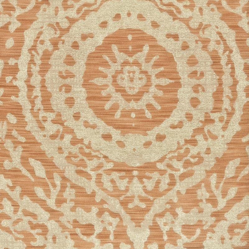 Sample PHLO-1 Phlox, Cinnamon Orange Rust Stout Fabric