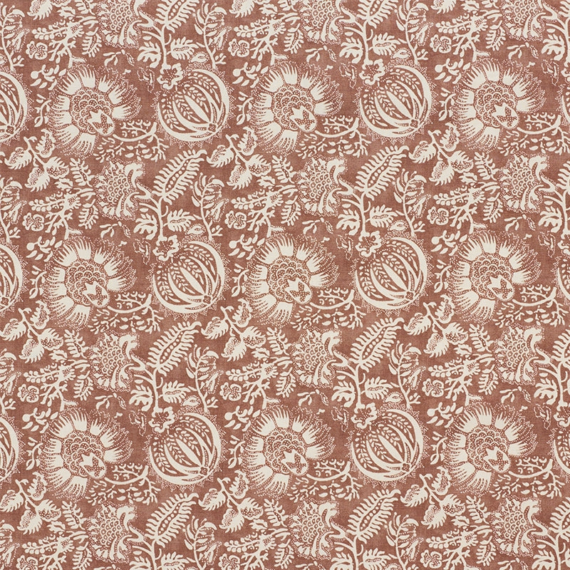 Purchase sample of 177692 Pomegranate Print, Russet by Schumacher Fabric