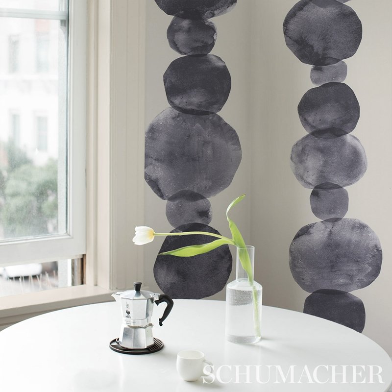 Search 5013651 Hyperion Off Black Schumacher Wallcovering Wallpaper