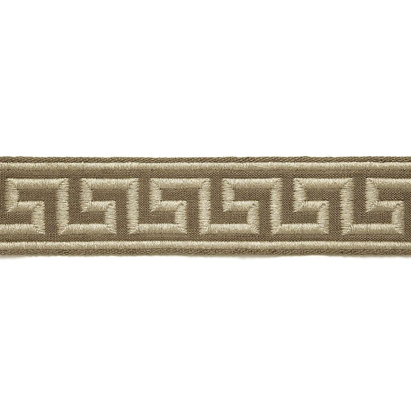 65571 Rene Linen Tape Zinc by Schumacher