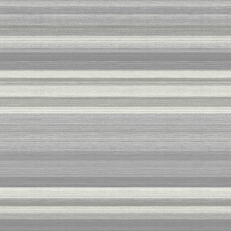 Save 2834-M1414 Advantage Metallic Greys Stripes Wallpaper by Advantage