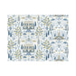 Sample RI5108 Rifle Paper Co. Camont Indigo York Wallpaper