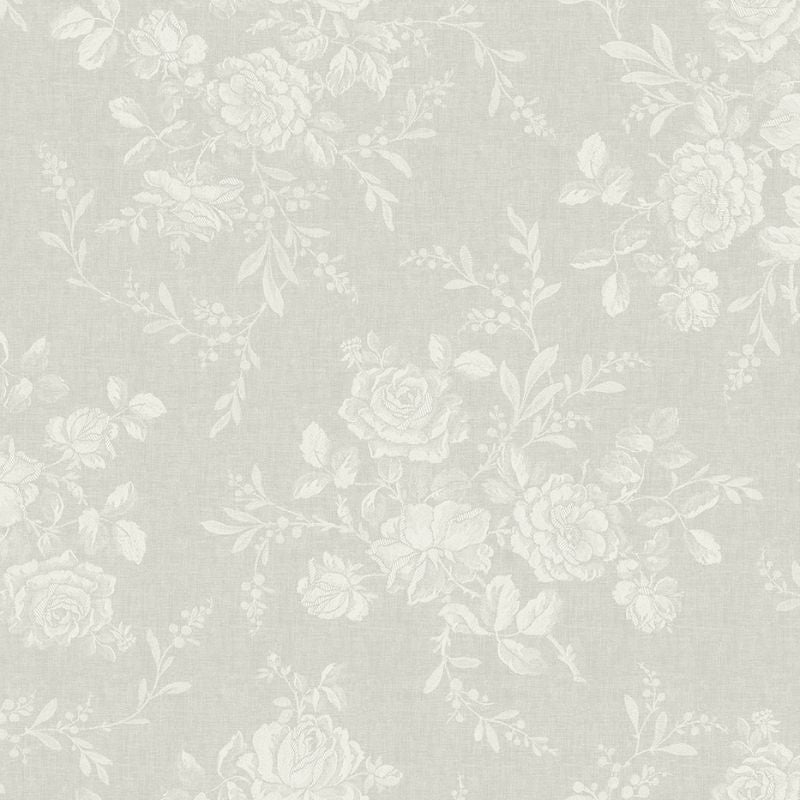 Acquire FG70208 Flora Floral by Wallquest Wallpaper