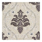 Sample 27033-003 Isabella Embroidery, Graphite by Scalamandre Fabric (SC 000327033)